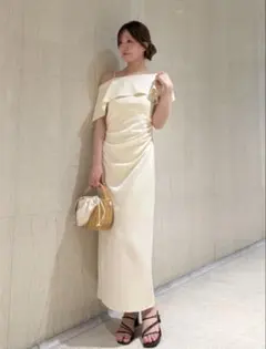 未使用】Snidelアシメフリルカットワンピース - メルカリ
