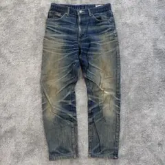 Wranglerラングラー　デニム　鬼ヒゲ　フェード　ハチノス　グランジ y2k