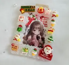 【クリスマス限定デザイン3】硬質ケース ホイップデコ トレカケース B8