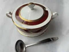 Noritake ノリタケ　スープチューリン ハミングウェイ　蓋付き鍋のサムネイル