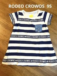 RODEO CROWNS ストライプワンピース xsのサムネイル