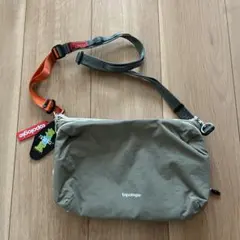 トポロジーTopologie ボトルサコッシュ グリーン ショルダーバッグ
