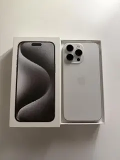 iPhone15proMax ホワイトチタニウム