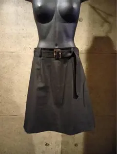 スカート 黒　ベルト付き