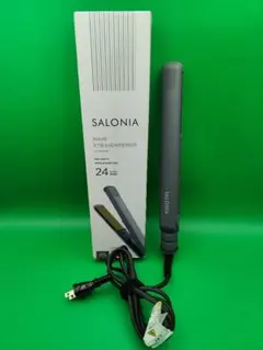 サロニア　ストレートヘアアイロン　グレー　24mm SL-004SGR