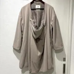 Konny アウター 防寒ママコート　防寒ケープ　ボア　フード付　15