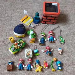 スーパーマリオ ポケットウォッチ キーホルダー ミニフィギュア クッパミニカー