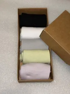 レディースソックス 6足セット パステルカラー 無地 シンプル 韓国