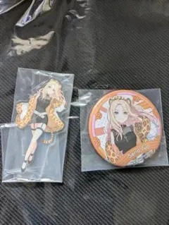 学マス　一番くじ　十王星南　缶バッジ　アクリルスタンド　２点セット