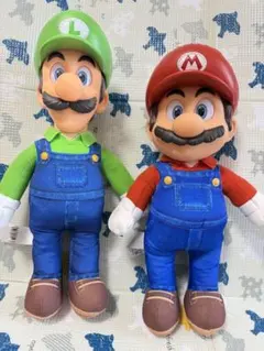 ザ・スーパーマリオブラザーズ・ムービー ソフトフィギュア マリオ ルイージ