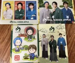 Mrs. GREEN APPLE ローソンビジュアルシート ミセス　全4種セット