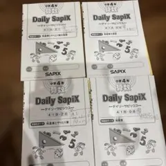 SAPIX 小学4年 算数 Daily Sapix (面積の考え方》 - メルカリ