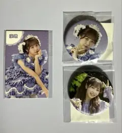 FRUITS ZIPPER 3周年すきくじ 仲川瑠夏　缶バッジ&ステッカー