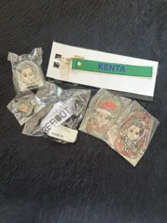 ランペ神谷健太ネームタグガチャキーホルダーセット