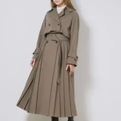 snidel THE COAT LABO プリーツウールコート MOCのサムネイル