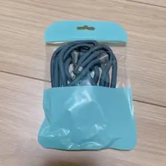 未使用　スマホストラップ ダークグレー　首掛け ストラップ　スマホ紐　ひも