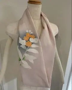 留袖リメイクスヌード　マフラー　ストール　首巻