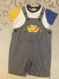 ☆新品未使用品美品☆ミキハウス Tシャツ&オーバーオール　100cm&90cm