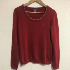 美品　Burberry レディース セーター 38 レッド ハートのサムネイル