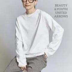 新品【BEAUTY&YOUTH UA】コットン天竺 ロングスリーブ カットソー