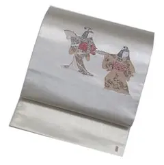 長嶋成織物　由水十久　モーツァルト頌　洒落袋帯　リバーシブル　音楽 長嶋成織物 由水十久 モーツァルト頌 洒落袋帯 リバーシブル 音楽