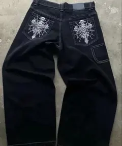 黒 バギーデニム JNCO menes jaded london bigboy似