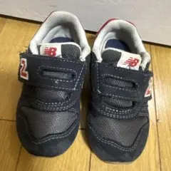 New Balance ベビー スニーカー ネイビー/レッド13.5