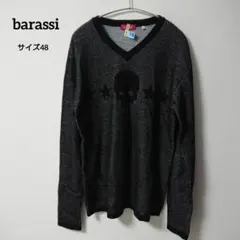 barassi Vネックニット スカル＆スター サイズ48 ブラック系のサムネイル