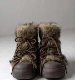 ボリュームフェイクファーブーツ me+em select