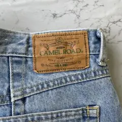 CAMEL ROAD ストレート デニムパンツ ライトブルー ストリート　古着のサムネイル