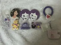 佐々木心菜 カプセルトイ まとめ売り 缶バッジ キーホルダー