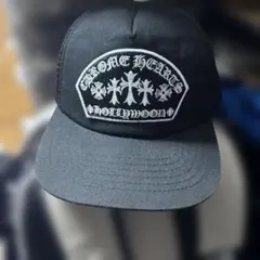 値下げ要望等コメにて、希少CHROME HEARTS ブラックトラッカーキャップ