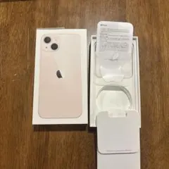 Apple iPhone 13 ピンク 箱のみ 付属品ケーブルなし