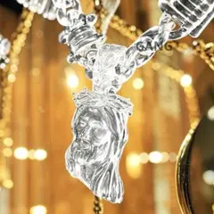 ジーザス アクリル チェーンネックレス ペンダント ヒップホップのサムネイル