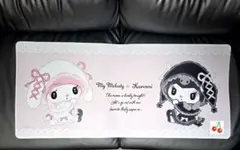 【新品】マイメロディ♡クロミ 月夜のメロクロ ラバーマット《40cm×90cm》