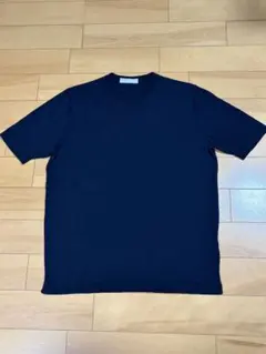 クルチアーニ　ネイビー 半袖ニット　Tシャツ　44 クルチアーニ ネイビー 半袖ニット Tシャツ 44 - メルカリ