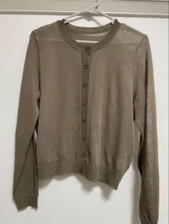 basement onlineクルーネックシアーカーディガンのサムネイル