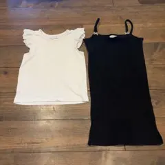 【mamaraku】Tシャツワンピースセット　100サイズ