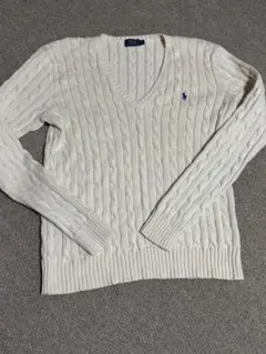 Polo Ralph Lauren ケーブルニットセーター アイボリー ベージュ