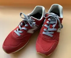 New Balance 赤 ML373 DE2☆スニーカー★23㎝
