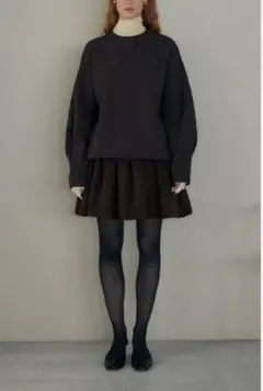 ※未着用、セット割あり【M_】MOUSSY TUCK MINI スカート