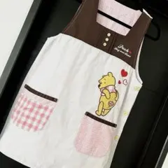 プーさんエプロン 保育士さんなどに♡