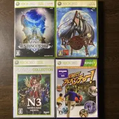 XBox360 インフィニットアンディスカバリー N3 ベヨネッタなど4本セット