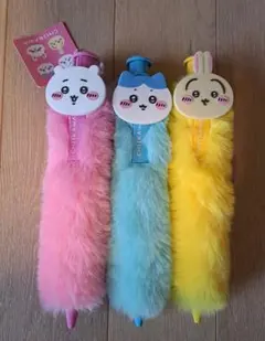 ちいかわ　ふわふわBIGボールペン　ちいかわ.ハチワレ.うさぎセット