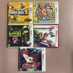 ニンテンドー3DS ゲームソフトまとめ売り5本セット