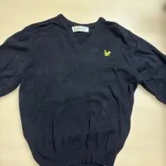 Lyle & Scott Vネックニット ブラックのサムネイル