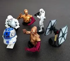 チョコエッグ スターウォーズ ミニフィギュア 6体【希少】