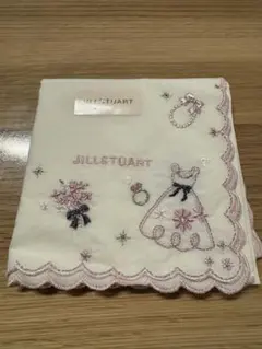 【新品未使用】JILL STUART 刺繍ハンカチ