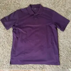 UNIQLO ドライカノコポロシャツ 紫 XL
