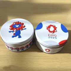 ミャクミャク缶　空容器　大阪万博　２個セット